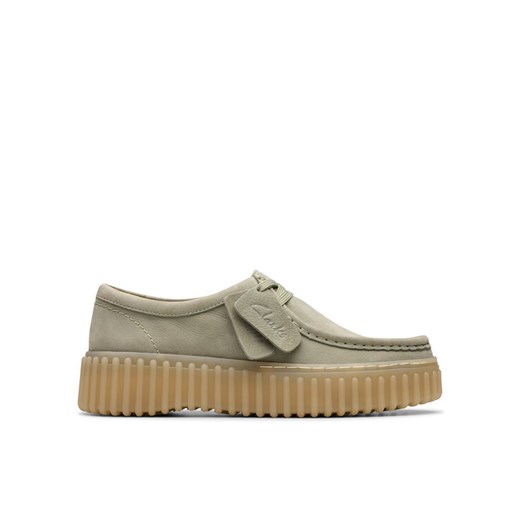 Clarks Półbuty Torhill Bee 26181190 Zielony ze sklepu MODIVO w kategorii Półbuty damskie - zdjęcie 182707276