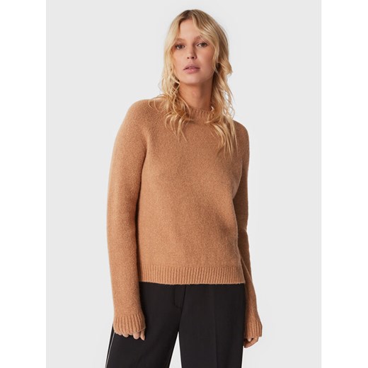 Boss Sweter Febisan 50478315 Brązowy Regular Fit ze sklepu MODIVO w kategorii Swetry damskie - zdjęcie 182707355