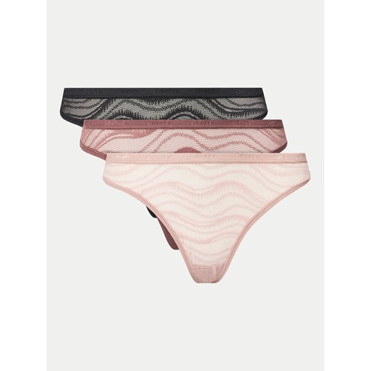 Calvin Klein Underwear Komplet 3 par fig klasycznych Bikini 3Pk 000QD5203E Kolorowy ze sklepu MODIVO w kategorii Majtki damskie - zdjęcie 182707359