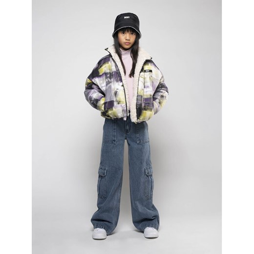 DKNY Kurtka zimowa D36686 D Kolorowy Regular Fit ze sklepu MODIVO w kategorii Kurtki dziewczęce - zdjęcie 182707396