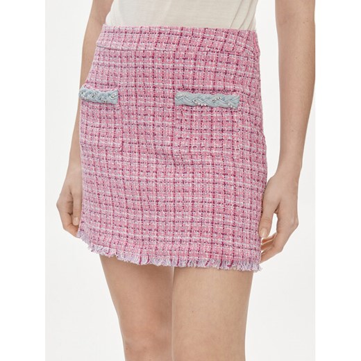 Liu Jo Spódnica mini MA4183 T4440 Różowy Regular Fit ze sklepu MODIVO w kategorii Spódnice - zdjęcie 182707427