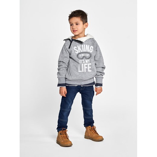 Birba Trybeyond Bluza 999 76933 00 Szary Regular Fit ze sklepu MODIVO w kategorii Bluzy chłopięce - zdjęcie 182707475