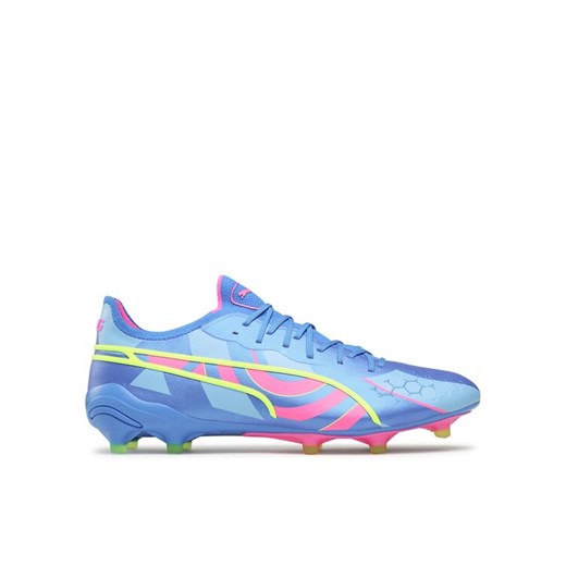 Puma Buty do piłki nożnej King Ultimate Energy Fg/Ag 107553 01 Niebieski ze sklepu MODIVO w kategorii Buty sportowe męskie - zdjęcie 182707586