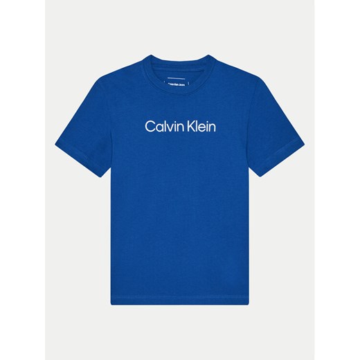 Calvin Klein Jeans T-Shirt IU0IU00682 Niebieski Regular Fit ze sklepu MODIVO w kategorii T-shirty chłopięce - zdjęcie 182707618
