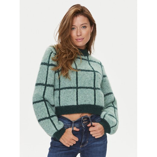 Guess Sweter Nadia W3BR78 Z3BP0 Zielony Regular Fit ze sklepu MODIVO w kategorii Swetry damskie - zdjęcie 182707668