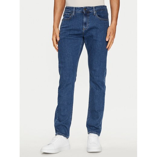 Calvin Klein Jeansy K10K113642 Niebieski Slim Fit ze sklepu MODIVO w kategorii Jeansy męskie - zdjęcie 182707688