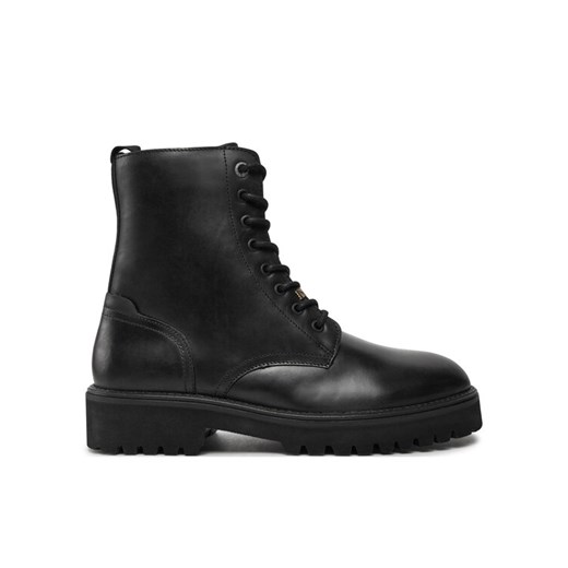 Pepe Jeans Trapery Durham Combat PMS50254 Czarny ze sklepu MODIVO w kategorii Buty zimowe męskie - zdjęcie 182707728