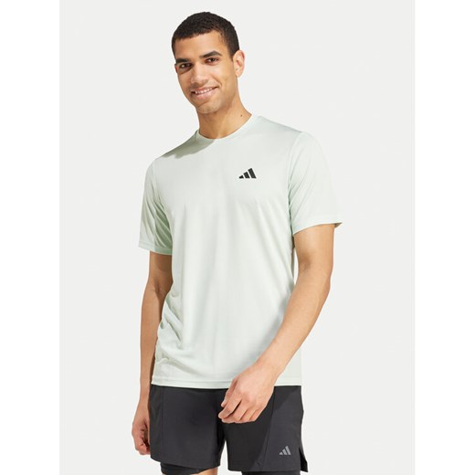 adidas Koszulka techniczna Train Essentials IW3355 Zielony Regular Fit ze sklepu MODIVO w kategorii T-shirty męskie - zdjęcie 182707738
