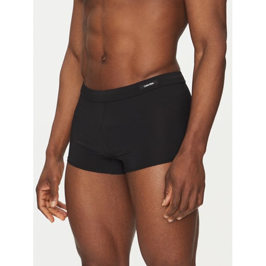 Calvin Klein Swimwear Kąpielówki KM0KM01114 Czarny ze sklepu MODIVO w kategorii Kąpielówki - zdjęcie 182707747