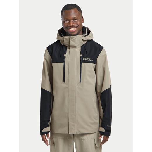 Jack Wolfskin Kurtka outdoor Jasper 2l 1108373 Szary Regular Fit ze sklepu MODIVO w kategorii Kurtki męskie - zdjęcie 182707888