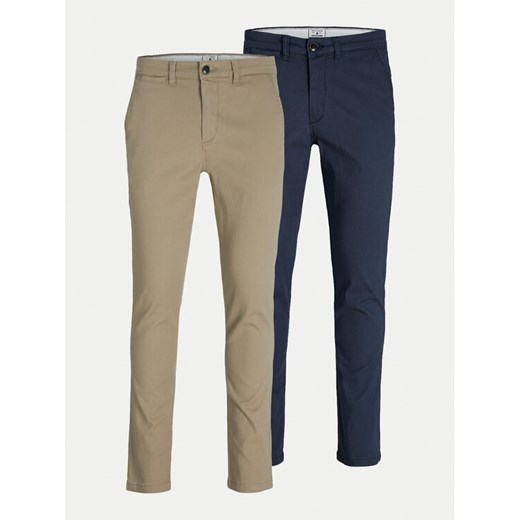 Jack&Jones Komplet 2 par spodni 12180705 Kolorowy Slim Fit ze sklepu MODIVO w kategorii Spodnie męskie - zdjęcie 182708028