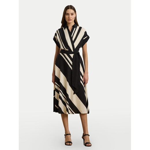 LAUREN RALPH LAUREN Sukienka codzienna 250963463001 Écru Regular Fit ze sklepu MODIVO w kategorii Sukienki - zdjęcie 182708097