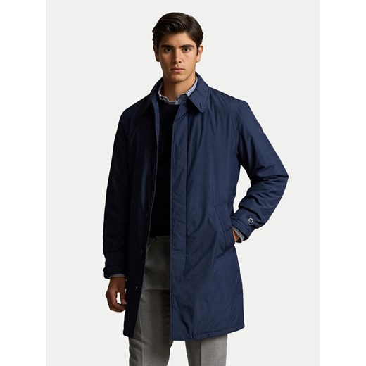 Polo Ralph Lauren Płaszcz zimowy 710938513001 Granatowy Regular Fit ze sklepu MODIVO w kategorii Płaszcze męskie - zdjęcie 182708109