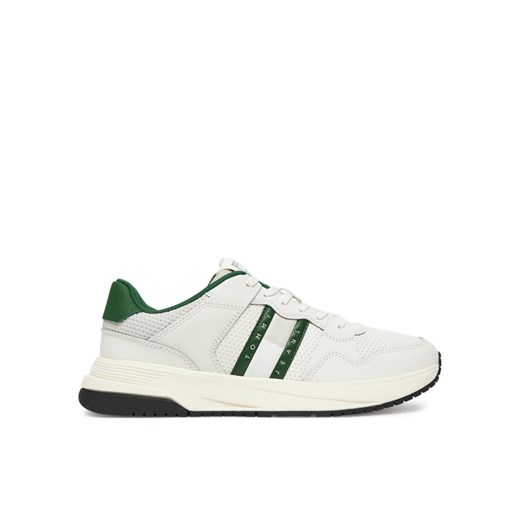 Tommy Jeans Sneakersy Retrocasual Runner EM0EM01528 Biały ze sklepu MODIVO w kategorii Buty sportowe męskie - zdjęcie 182708138