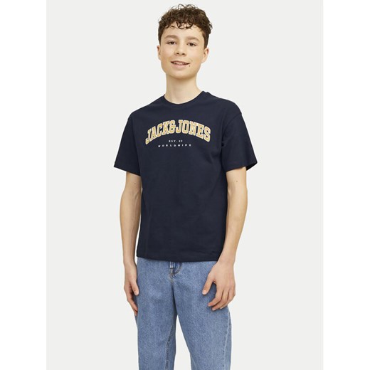 Jack&Jones Junior T-Shirt Caleb 12258924 Granatowy Relaxed Fit Jack&jones Junior 164 MODIVO