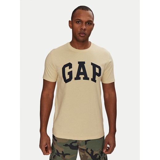 Gap T-Shirt 856659-26 Żółty Regular Fit ze sklepu MODIVO w kategorii T-shirty męskie - zdjęcie 182708207