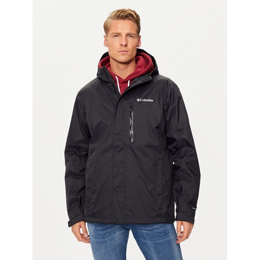 Columbia Kurtka przeciwdeszczowa Pouring Adventure™ III 2117171 Czarny Regular Fit ze sklepu MODIVO w kategorii Kurtki męskie - zdjęcie 182708215