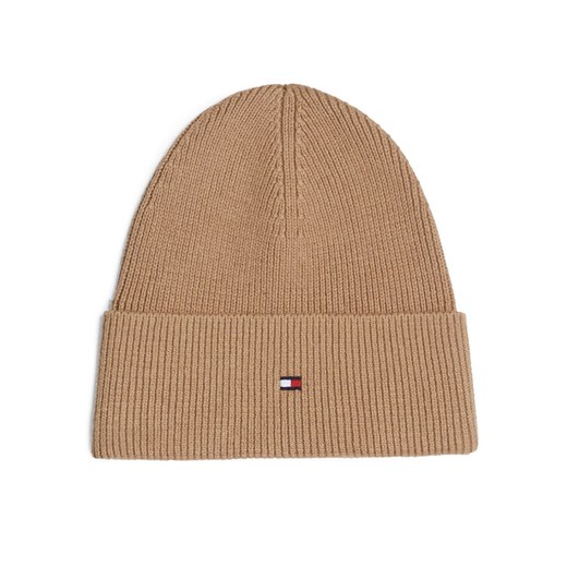 Tommy Hilfiger Czapka Essential AW0AW16637 Beżowy ze sklepu MODIVO w kategorii Czapki zimowe damskie - zdjęcie 182708238