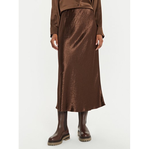 Max Mara Leisure Spódnica midi Allesio 2426106018 Brązowy Regular Fit ze sklepu MODIVO w kategorii Spódnice - zdjęcie 182708248