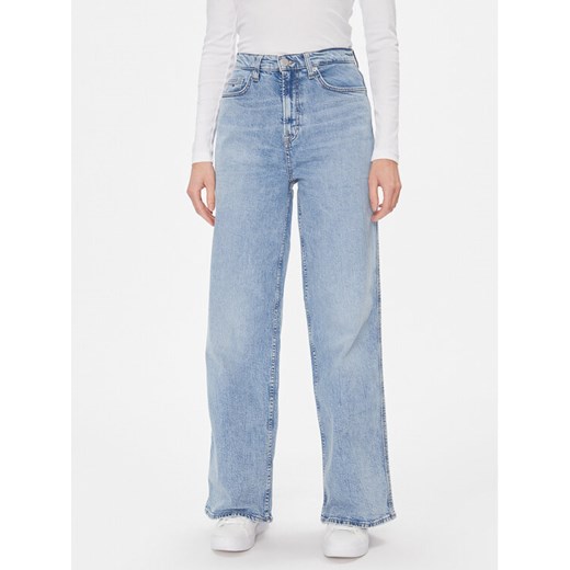 Tommy Jeans Jeansy Claire Hgh Wd Ah5117 DW0DW17282 Niebieski Slim Fit ze sklepu MODIVO w kategorii Jeansy damskie - zdjęcie 182708288