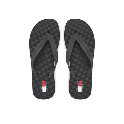 Tommy Jeans Japonki Tjm Beach Sandal EM0EM01560 Czarny ze sklepu MODIVO w kategorii Klapki męskie - zdjęcie 182708297
