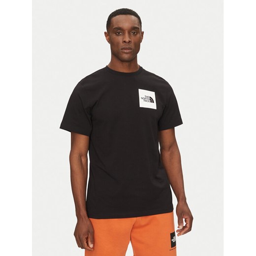 The North Face T-Shirt Fine NF0A8A6M Czarny Regular Fit ze sklepu MODIVO w kategorii T-shirty męskie - zdjęcie 182708365
