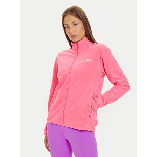adidas Polar Terrex Multi IX7710 Różowy Regular Fit ze sklepu MODIVO w kategorii Bluzy damskie - zdjęcie 182708389