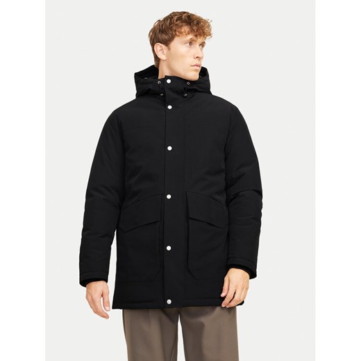 Jack&Jones Parka Trek 12256992 Czarny Regular Fit ze sklepu MODIVO w kategorii Parki męskie - zdjęcie 182708417