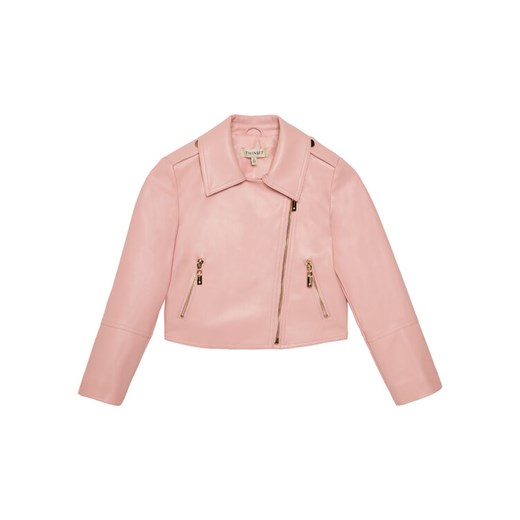 TWINSET Kurtka z imitacji skóry 251GJ2561 Różowy Regular Fit ze sklepu MODIVO w kategorii Kurtki dziewczęce - zdjęcie 182708467