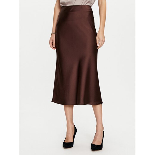 Imperial Spódnica midi GHI5IBA Brązowy Regular Fit ze sklepu MODIVO w kategorii Spódnice - zdjęcie 182708478