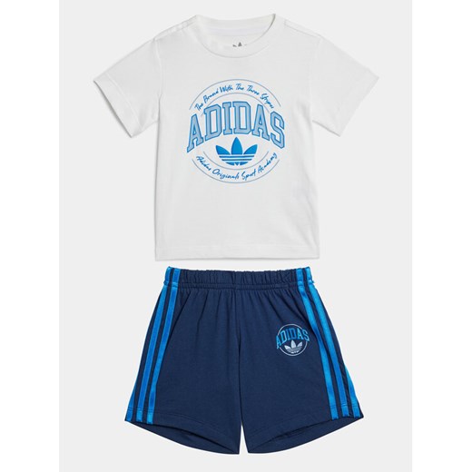 adidas Komplet t-shirt i spodenki VRCT IT7273 Niebieski Regular Fit ze sklepu MODIVO w kategorii Komplety chłopięce - zdjęcie 182708479
