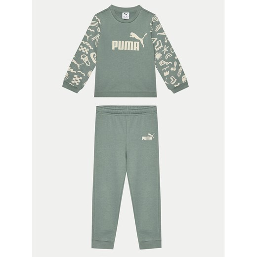 Puma Dres Minicats Sandy Adventures 686284 Zielony Regular Fit ze sklepu MODIVO w kategorii Dresy dla niemowlaka - zdjęcie 182708496