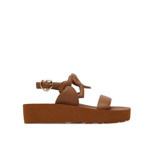 LOVE MOSCHINO Sandały JA16054I1MIA0201 Brązowy ze sklepu MODIVO w kategorii Sandały damskie - zdjęcie 182708595