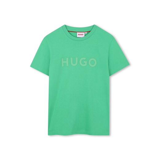HUGO T-Shirt G00333 D Zielony Regular Fit ze sklepu MODIVO w kategorii T-shirty chłopięce - zdjęcie 182708647