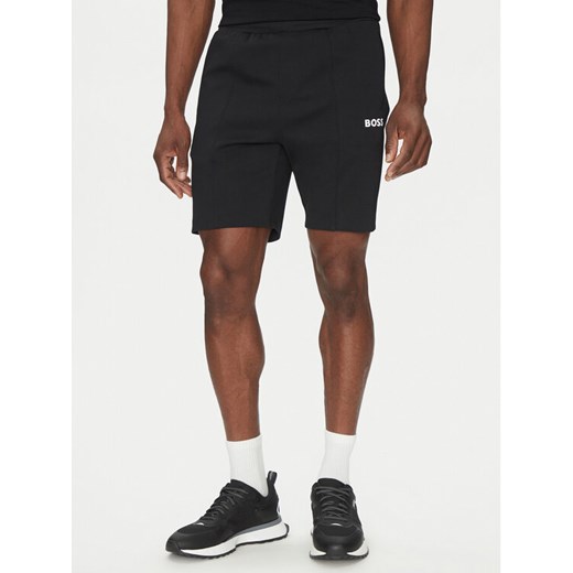 BOSS Szorty sportowe 50537819 Czarny Regular Fit ze sklepu MODIVO w kategorii Spodenki męskie - zdjęcie 182708707