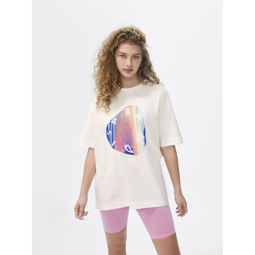 Sprandi T-Shirt SP22-TSD102 Biały Relaxed Fit ze sklepu MODIVO w kategorii Bluzki damskie - zdjęcie 182708718