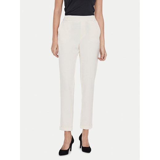 Vero Moda Chinosy Maya 10225280 Beżowy Regular Fit ze sklepu MODIVO w kategorii Spodnie damskie - zdjęcie 182708739