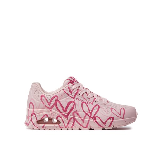 Skechers Sneakersy Uno Spread The Love 155507/LTPK Różowy ze sklepu MODIVO w kategorii Buty sportowe damskie - zdjęcie 182708749