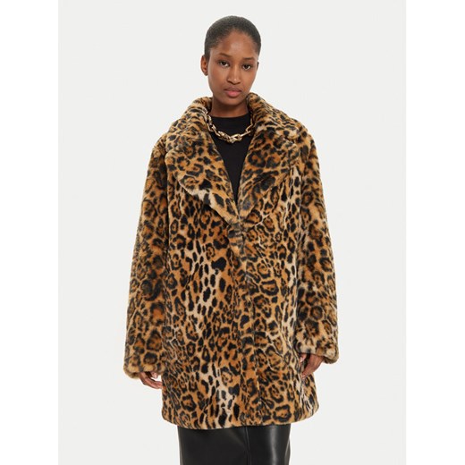 Just Cavalli Futro 77PAS429 Brązowy Loose Fit ze sklepu MODIVO w kategorii Futra damskie - zdjęcie 182708796