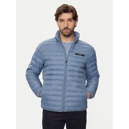 Calvin Klein Kurtka puchowa K10K113474 Granatowy Regular Fit ze sklepu MODIVO w kategorii Kurtki męskie - zdjęcie 182708855