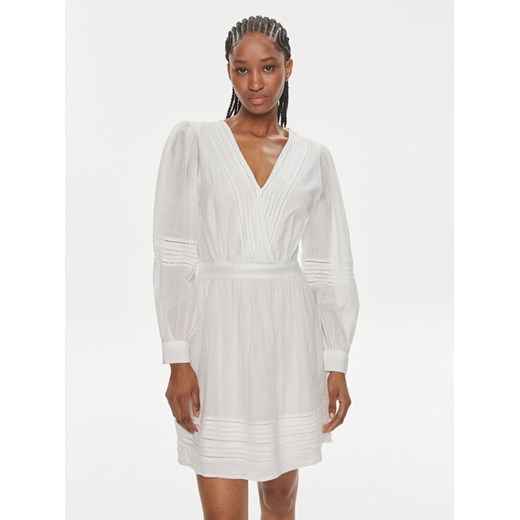 Pepe Jeans Sukienka letnia Susi PL953527 Biały Regular Fit ze sklepu MODIVO w kategorii Sukienki - zdjęcie 182708865