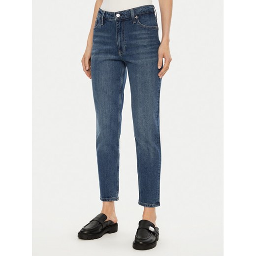 Calvin Klein Jeans Jeansy J20J224514 Niebieski Mom Fit ze sklepu MODIVO w kategorii Jeansy damskie - zdjęcie 182708899