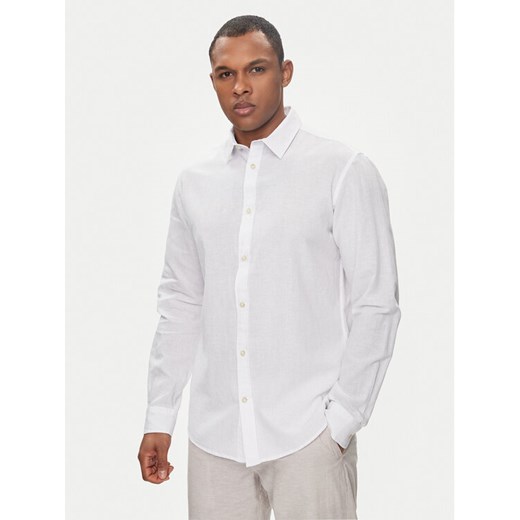Jack&Jones Koszula Summer 12248384 Biały Comfort Fit M MODIVO