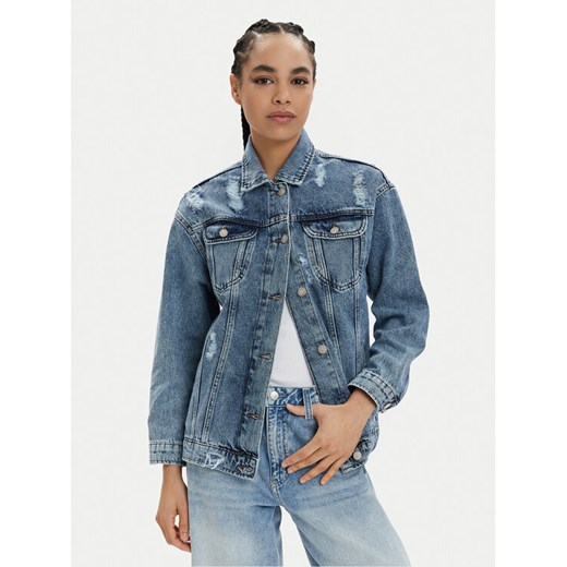 DeeZee Kurtka jeansowa Turin 24M-05 Granatowy Regular Fit ze sklepu MODIVO w kategorii Kurtki damskie - zdjęcie 182708956