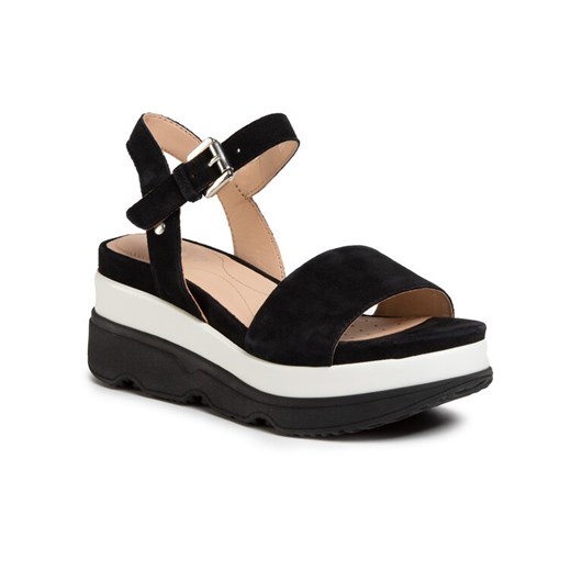 Geox Sandały D Gardenia C D02HBC 00021 C9999 Czarny ze sklepu MODIVO w kategorii Espadryle damskie - zdjęcie 182708975