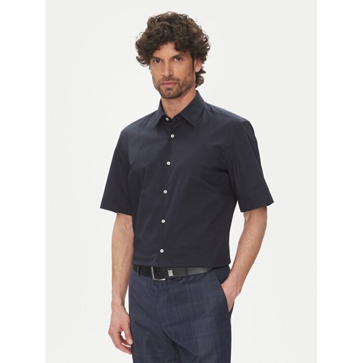 BOSS Koszula H-Joe 50539774 Granatowy Regular Fit ze sklepu MODIVO w kategorii Koszule męskie - zdjęcie 182709016