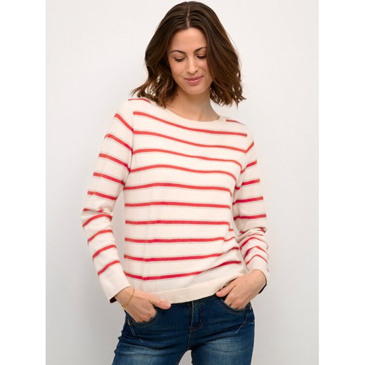 Cream Sweter Crdela Knit 10611709 Beżowy Regular Fit ze sklepu MODIVO w kategorii Swetry damskie - zdjęcie 182709025