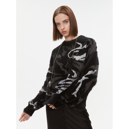 DKNY Sweter P3MSB00Z Czarny Regular Fit ze sklepu MODIVO w kategorii Swetry damskie - zdjęcie 182709045