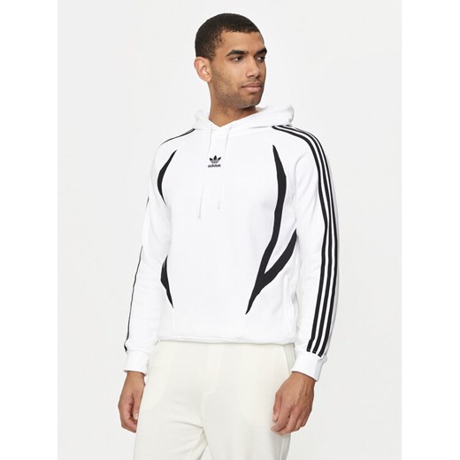 adidas Bluza IZ4829 Biały Regular Fit ze sklepu MODIVO w kategorii Bluzy męskie - zdjęcie 182709065