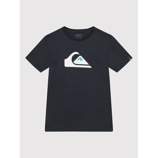 Quiksilver T-Shirt Comp Logo EQBZT04369 Czarny Regular Fit ze sklepu MODIVO w kategorii T-shirty chłopięce - zdjęcie 182709086